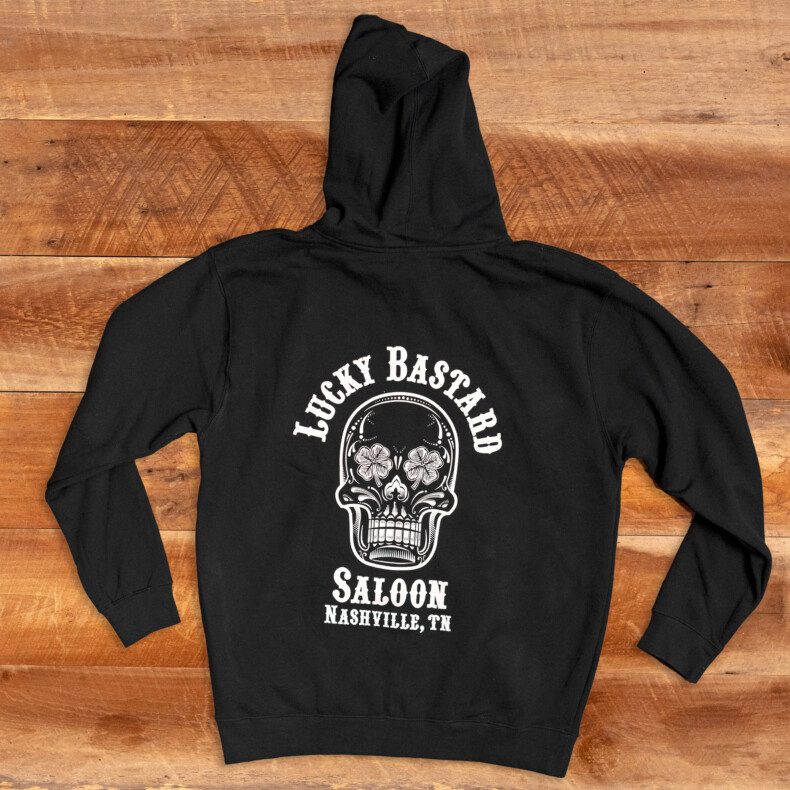 LBS ZipUp Hoodie Lucky Bastard Saloon