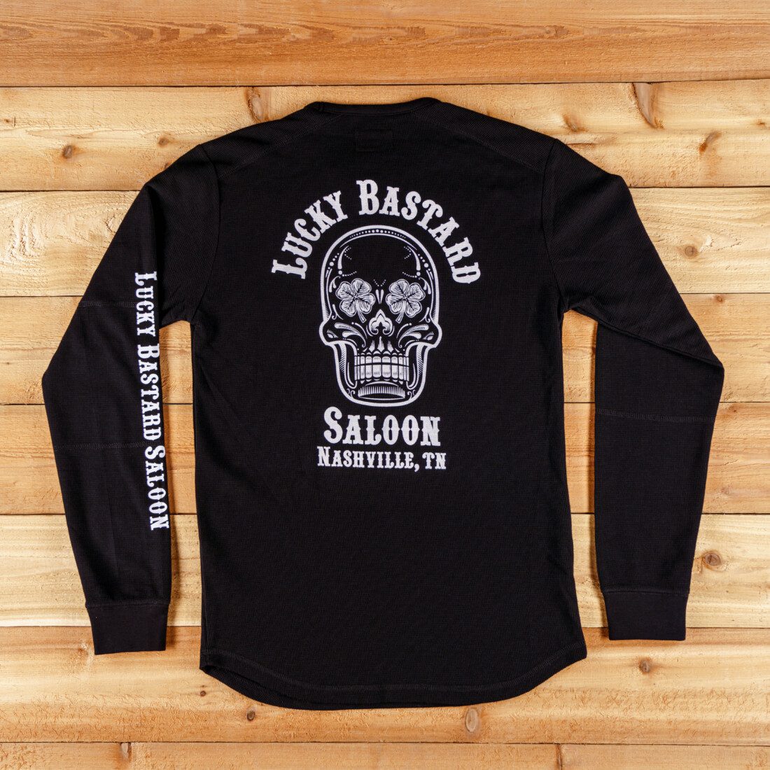 LBS Thermal Shirt Black Lucky Bastard Saloon