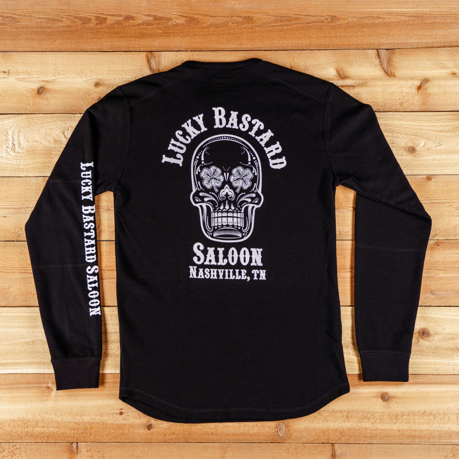 LBS Thermal Shirt Black Lucky Bastard Saloon