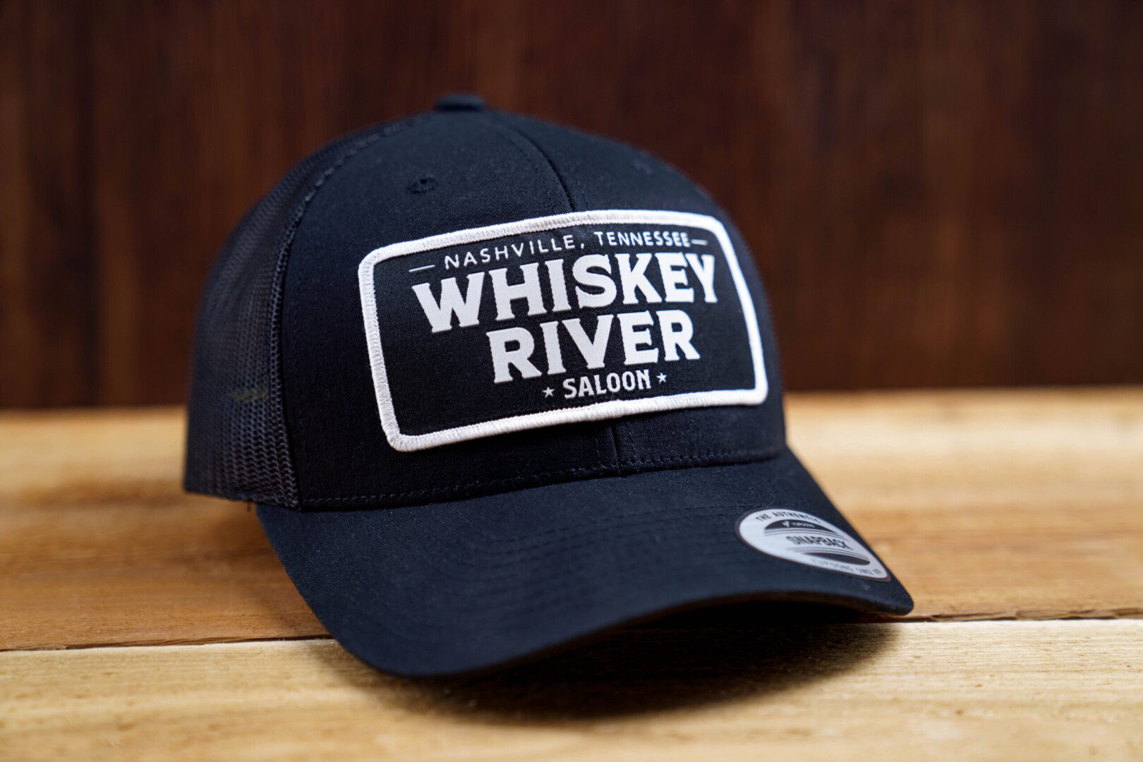 WRS Cap - Black trucker hat.